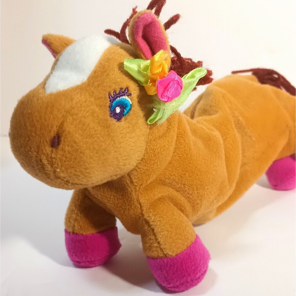 Lisa Frank Horse Pencil Zippered Pouch Bag Stuffed Plush SEE PHOTOS